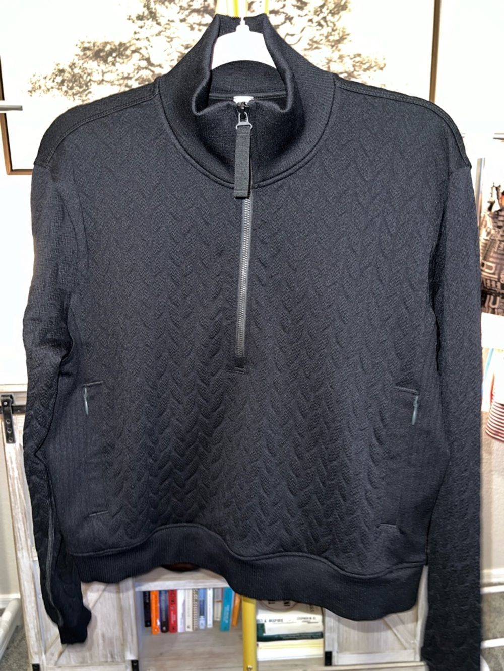 Lululemon Engineered Warmth Cable Knit Half Zip
